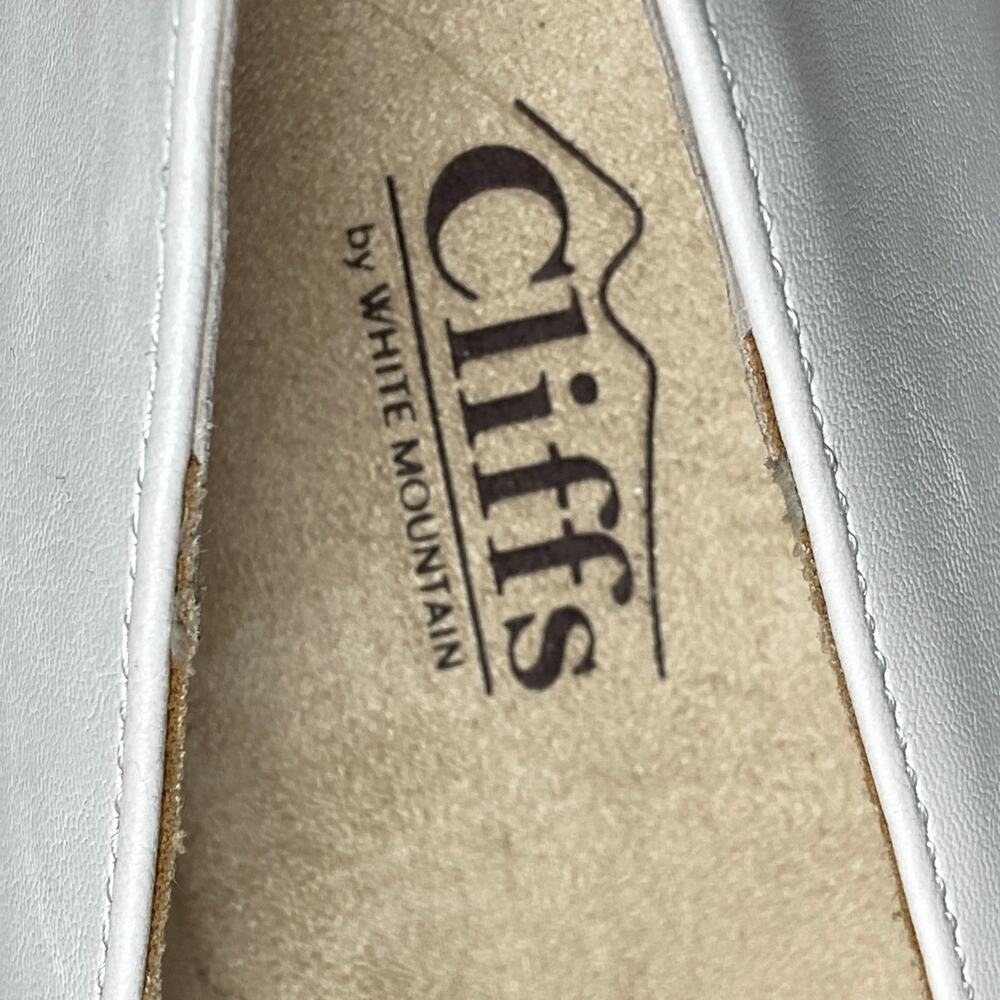 Cliffs by White Mountain Clara White Ballet Flat Womens Size 11 - Picture 8 of 8